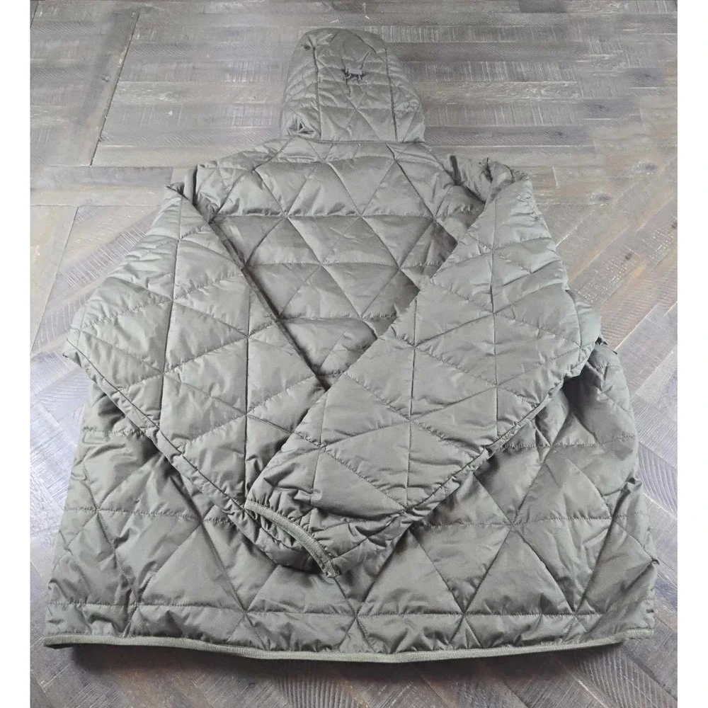 Jordan Sport Therma-Fit Men Quilted Hooded Jacket Olive Green FZ3162-222 XXL NWT
